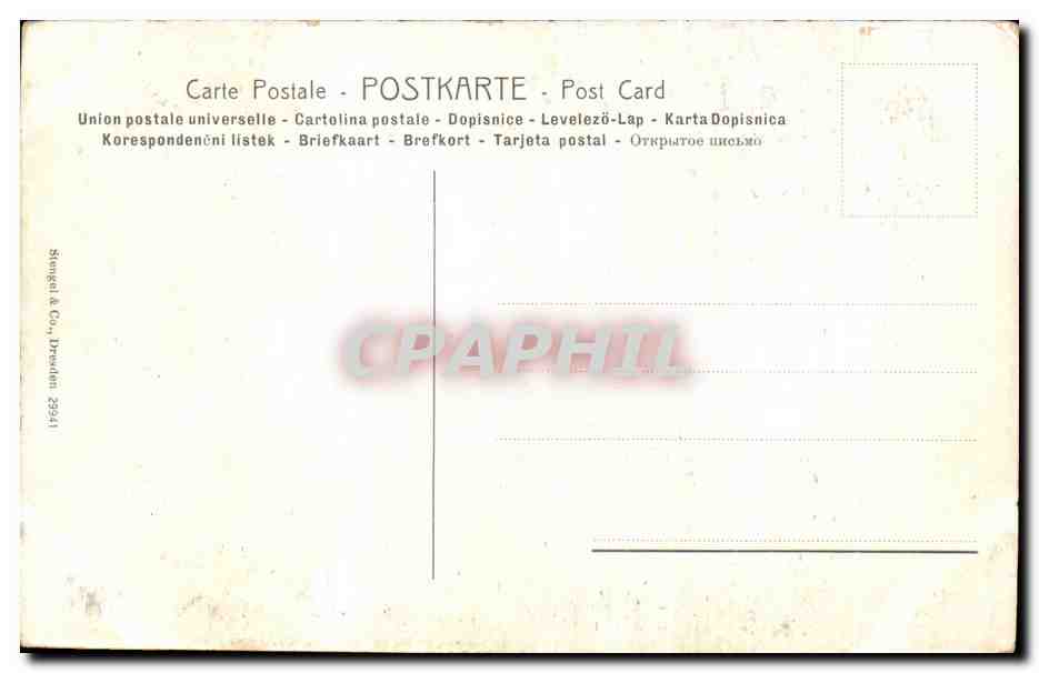 CPA The Avenue Hobbema London — Verso