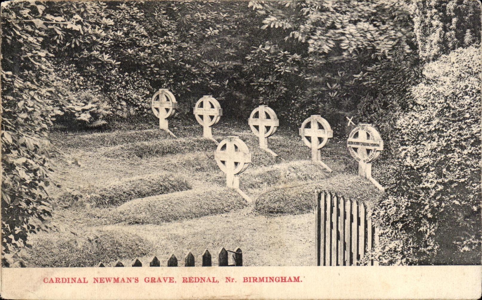 CPA Cardinal Newman's Grave Rednal Birmingham