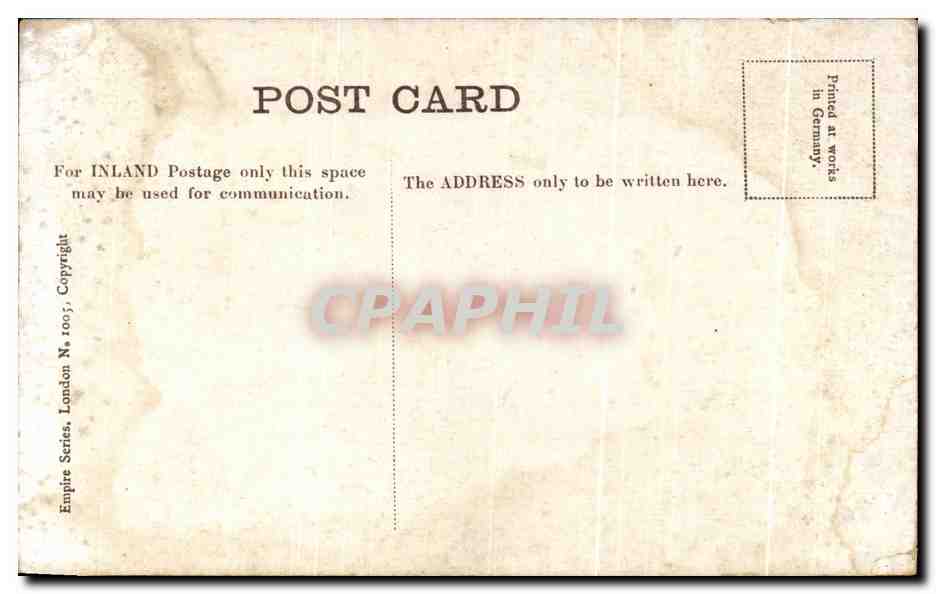 East Marina, St. Leonards on Sea — Hearty Greetings for a Happy Christmas — Empire Series, London N. 1005 — Reverso