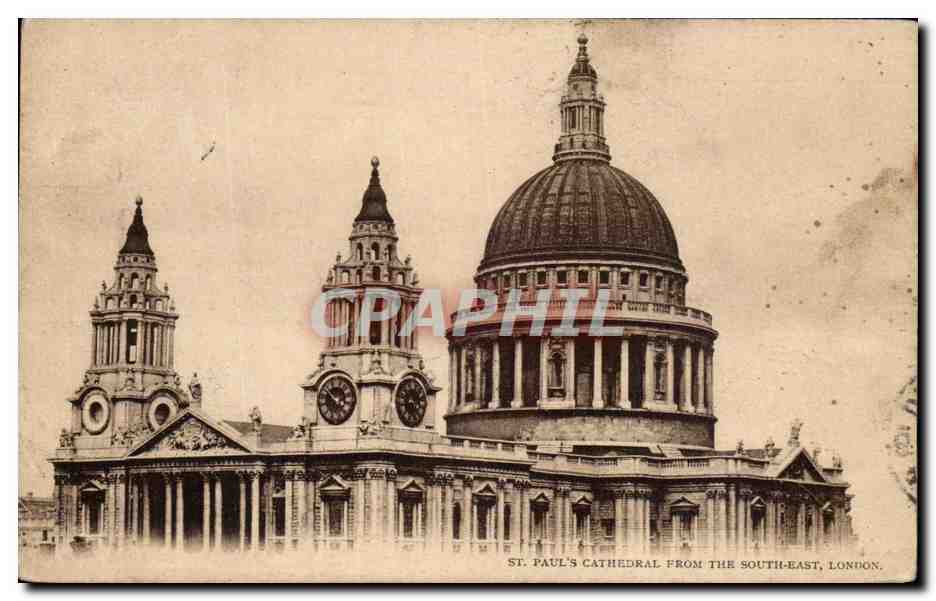 CPA St Paul's Cathedral From The South East London