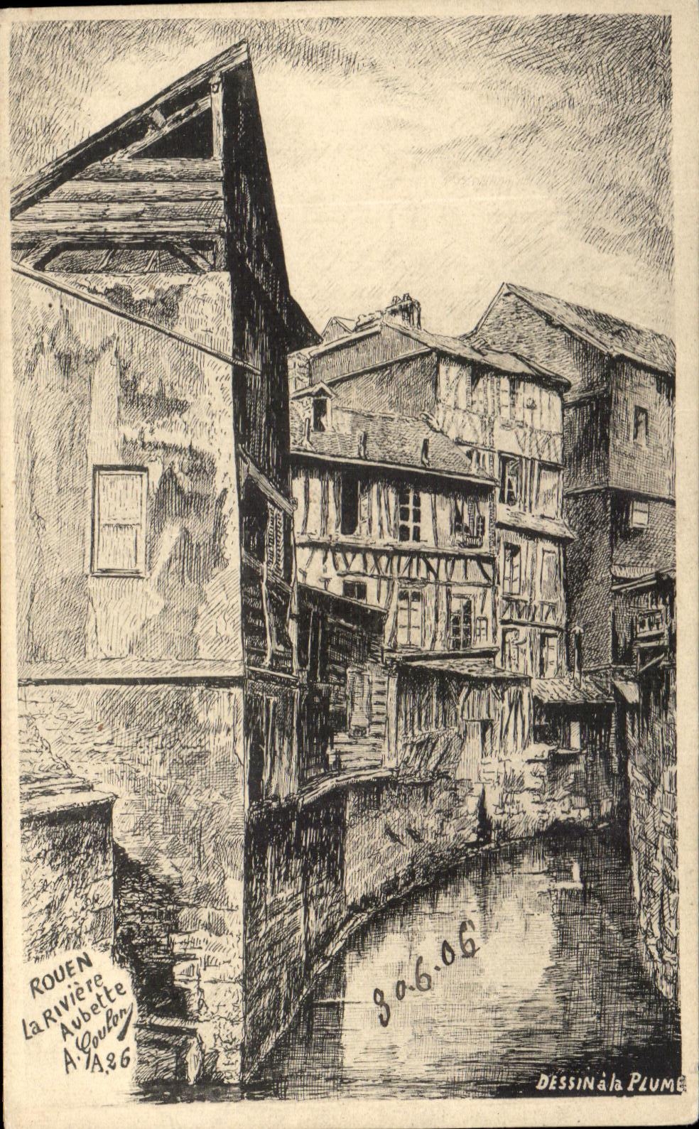 CPA Rouen La Riviere Aubette