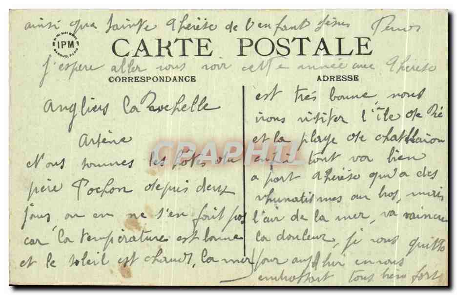 La Rochelle — Vue générale des Bassins — Éditeur : Éd. St. Nozais, Nantes — Rückseite