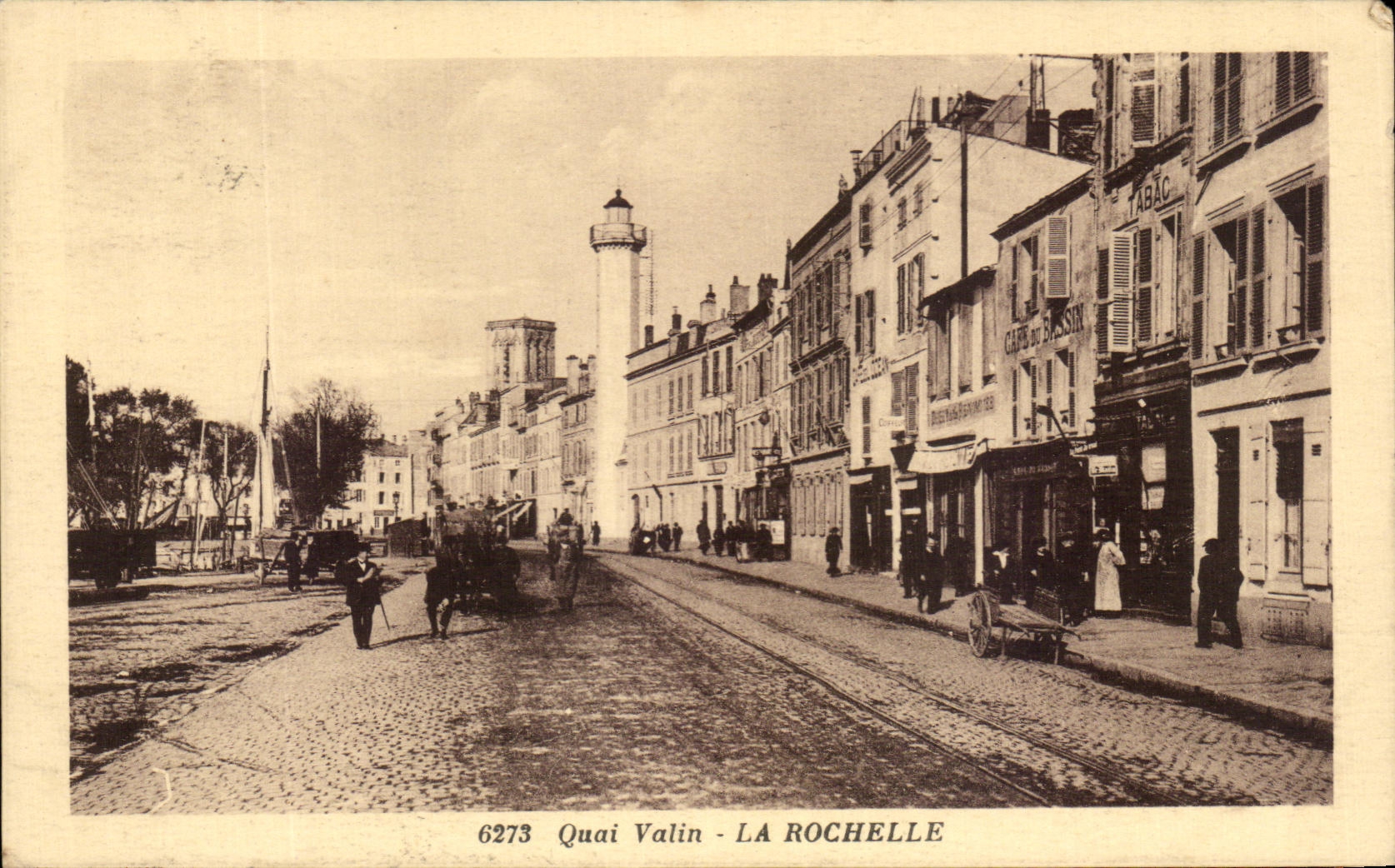 CPA Quai Valin La Rochelle