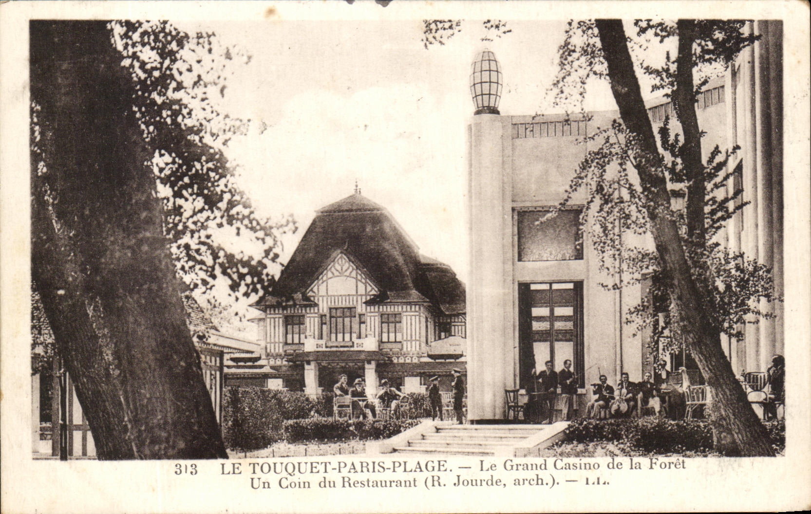 CPA Le Touquet Paris Plage Le Grand Casino de la Foret Un Coin Du Restaurant Jazz 