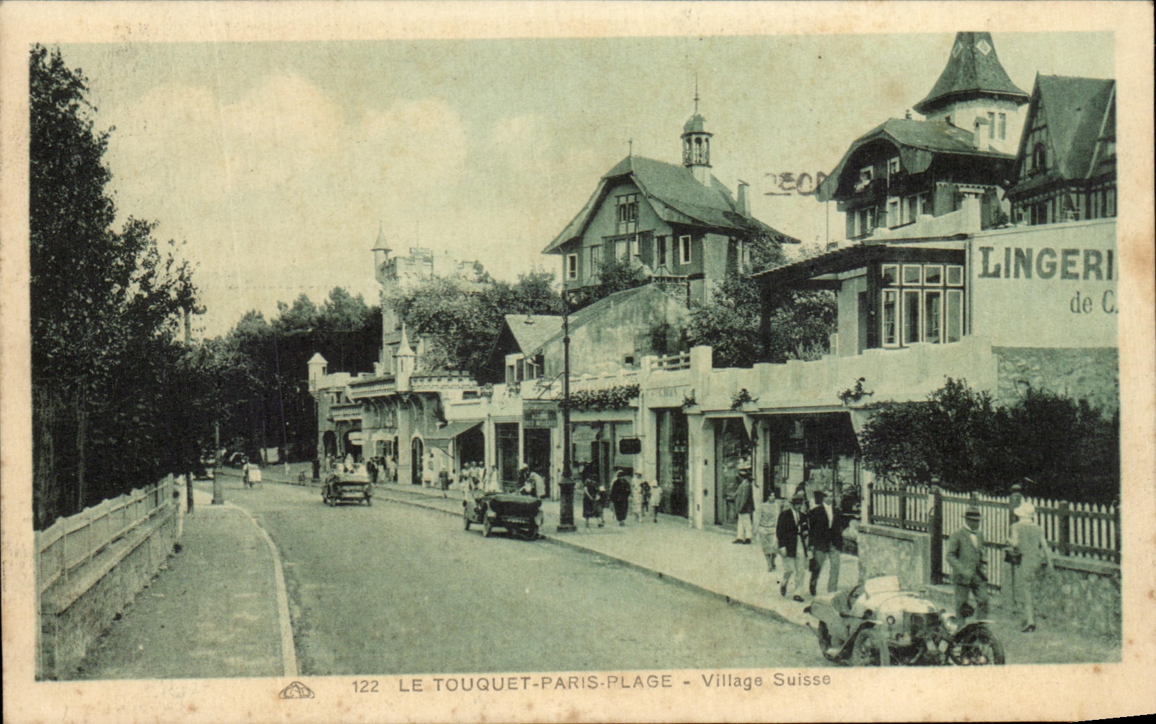 CPA Le Touquet Paris plage Village Suisse