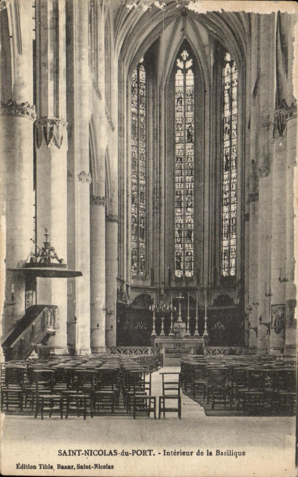 Saint-Nicolas-du-Port — Innenraum der Basilika — Édition Tible, Saint-Nicolas