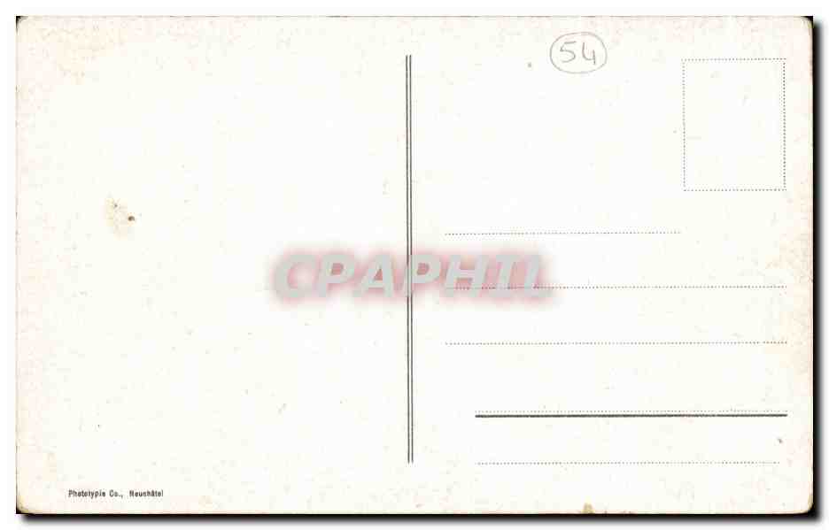 CPA Montreaux et funiculaire Territet Gllon — Back