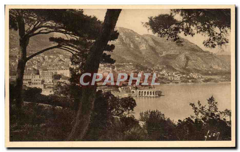 CPA Cote D'Azur Monte Carlo Vue generale prise de Monaco