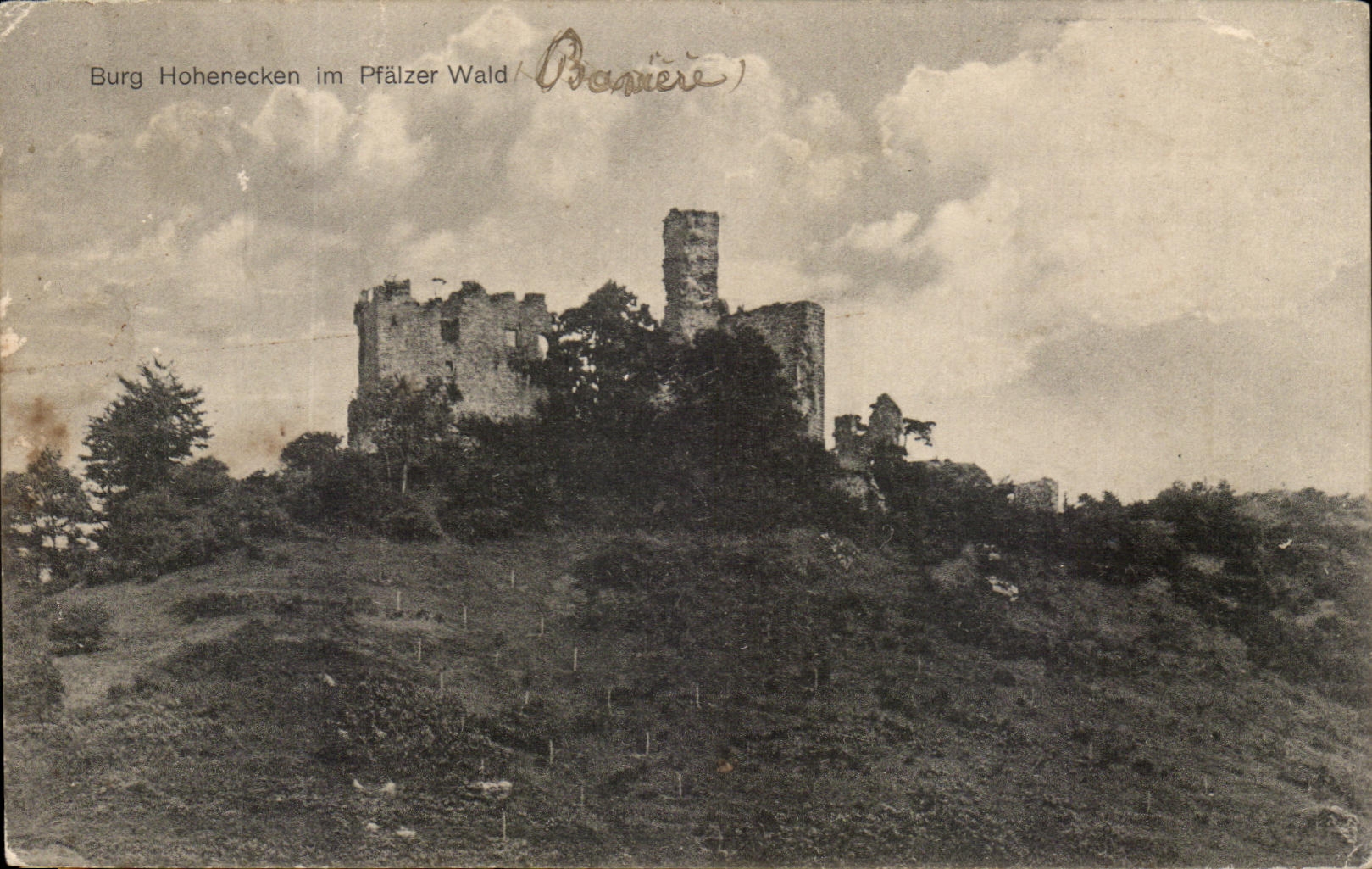 CPA Burg Hohenecken Im Pfalzer Wald 