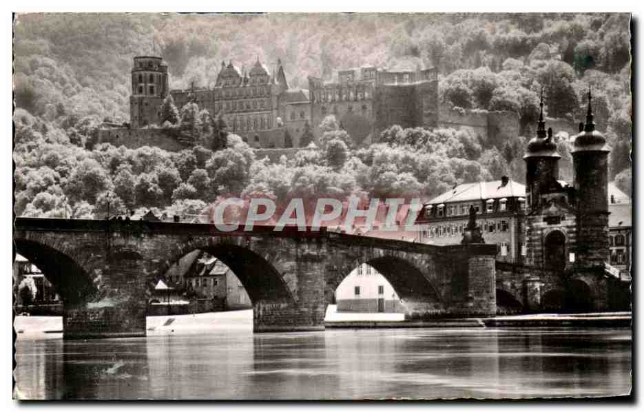 CPA Heidelberg Morgensonne Uber Brucke Und Schloss