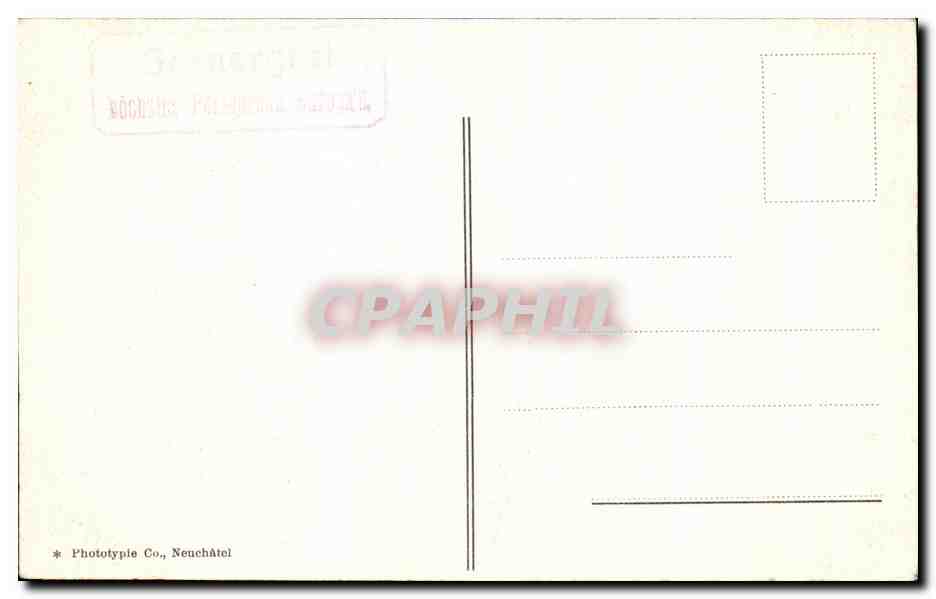 CPA Vallees de Zermatt de Saas Fees — Rückseite
