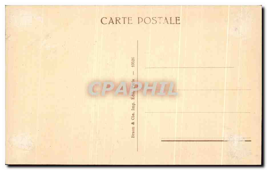 CPA Mme Yigee le Brun Portrait de Mme Mole Reymond de la Comedie Francaise  — Verso