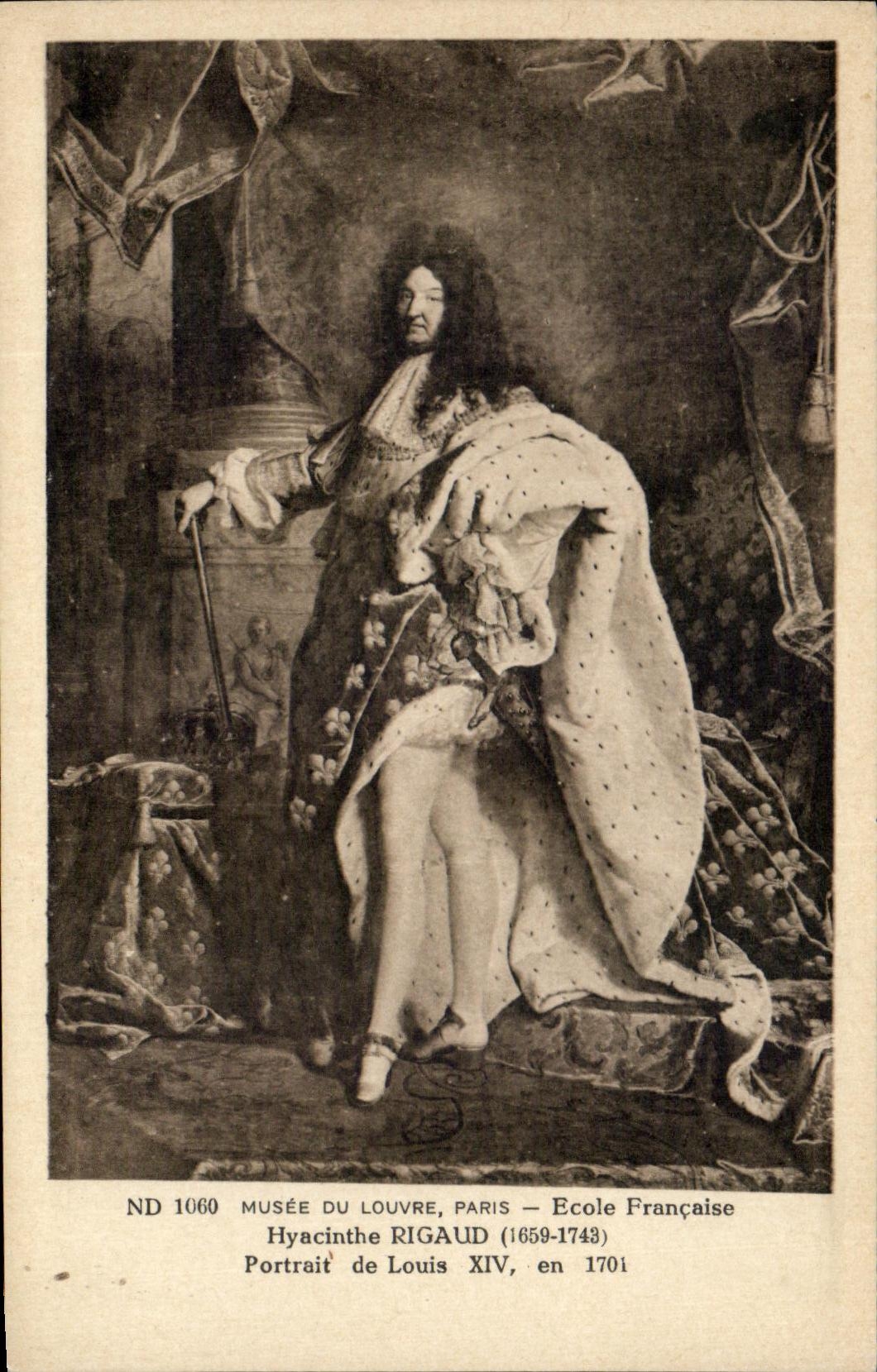 Bildnis Louis XIV — Hyacinthe Rigaud (1659-1743) — Musée du Louvre, Paris
