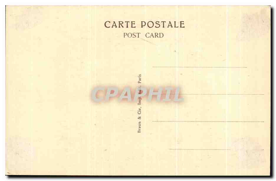 CPA Chardin Vase De Fleurs — Verso