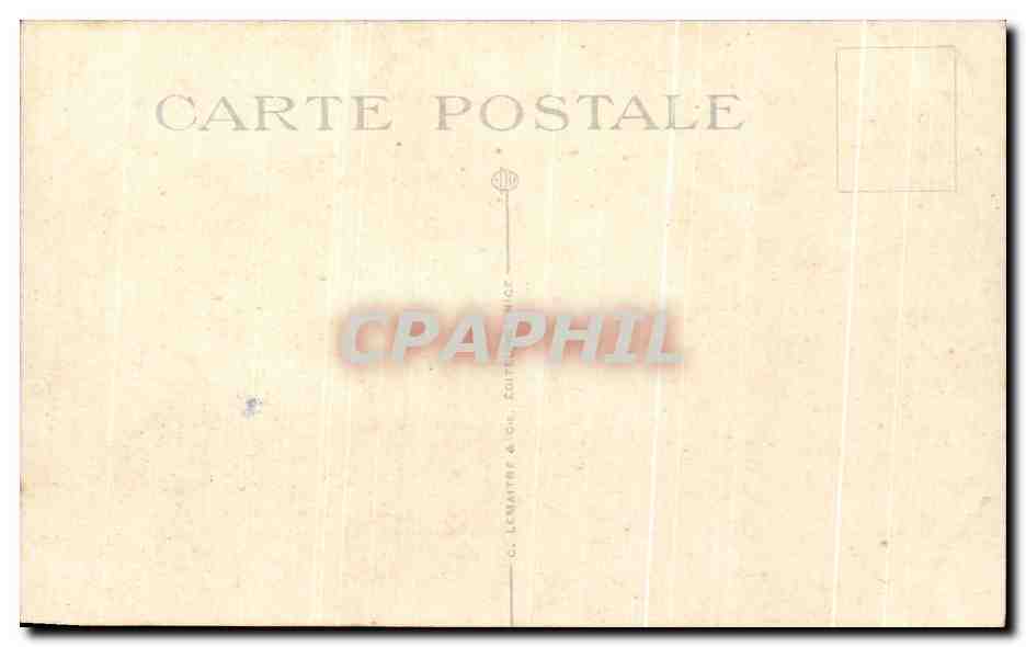 CPA Monte Carlo Vue sur le Port La Rampe et les Hotels — Rückseite