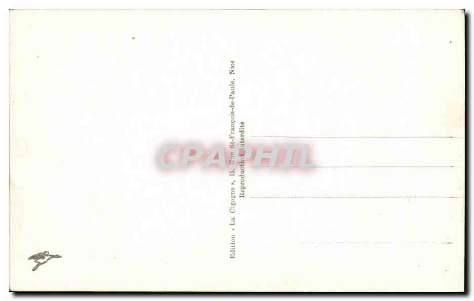 CPA Prircipaute de Monaco Monaco Ville sur son Rocher — Rückseite