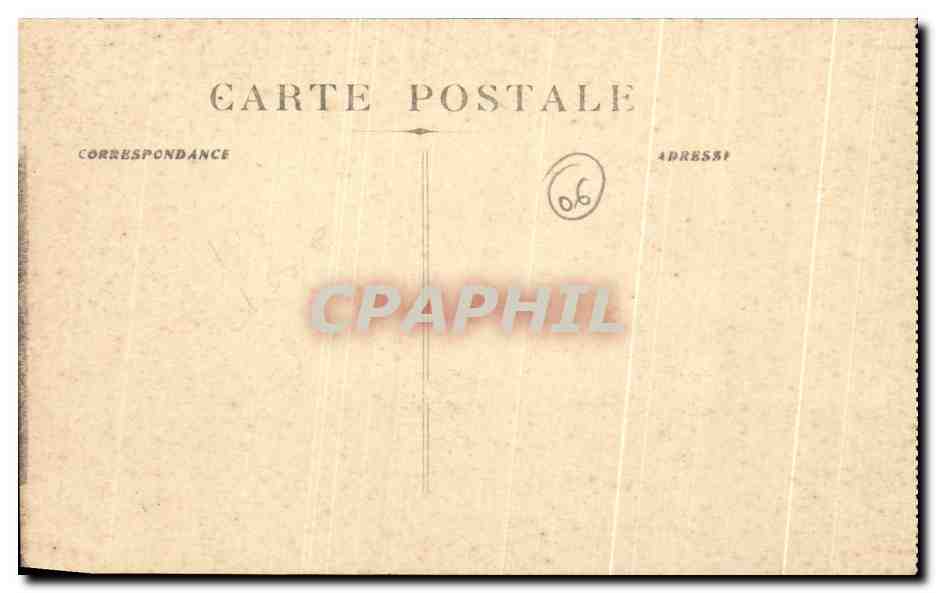 CPA Monaco Le Patais du prince — Rückseite