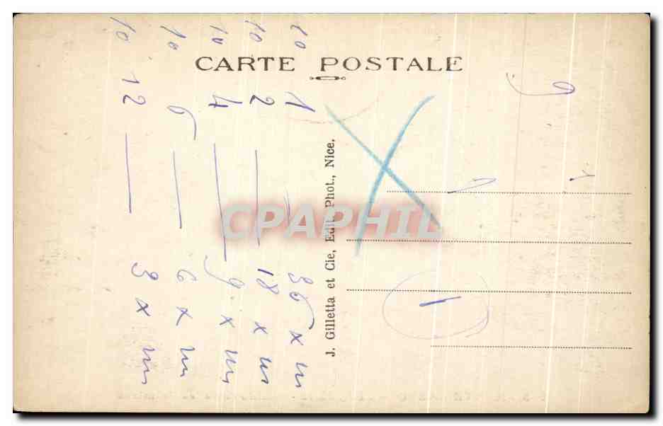 CPA Monte Carlo Le Theatre Casino entre les Palmiers — Rückseite