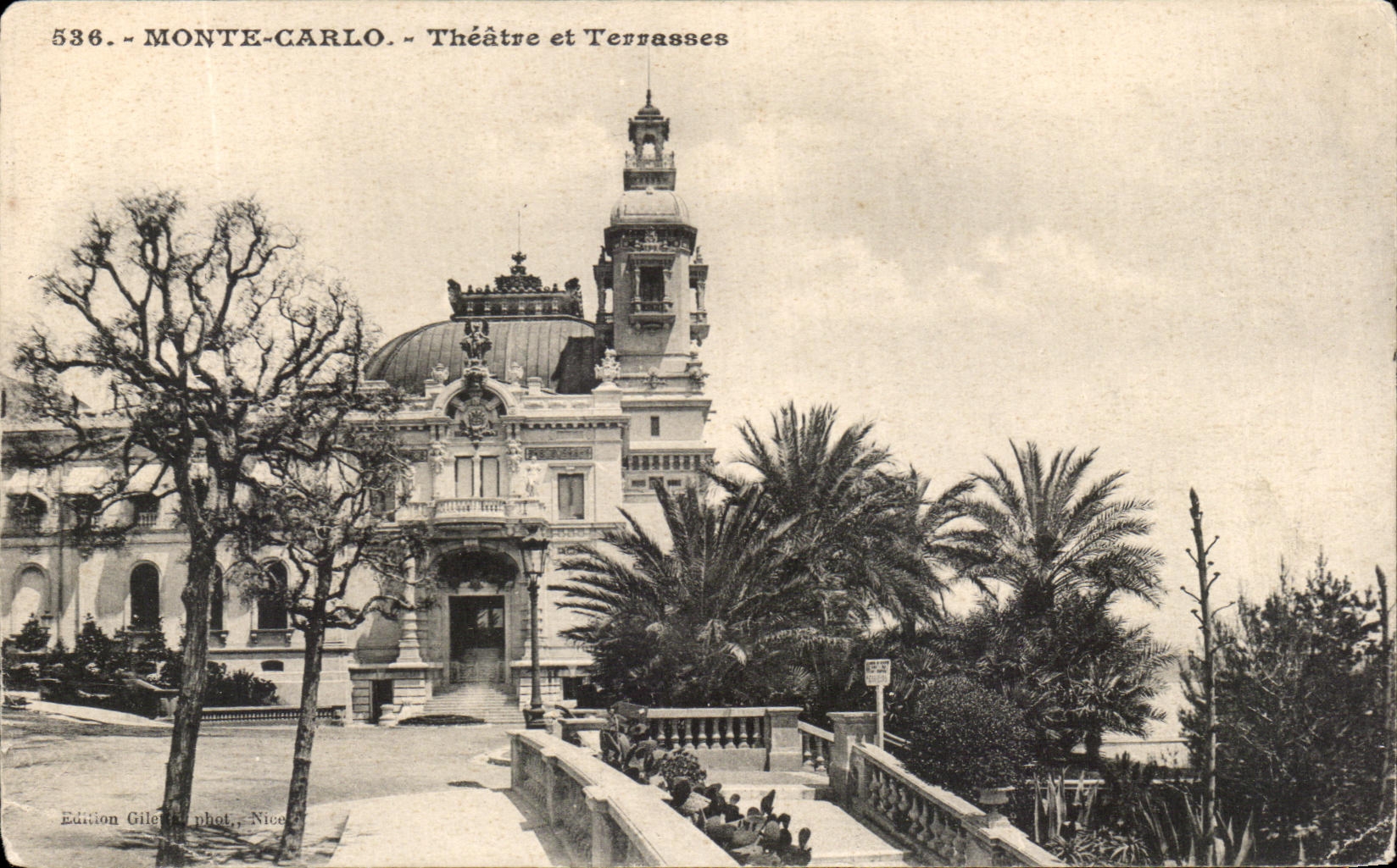 CPA Monte Carlo Theatre et Terrasses