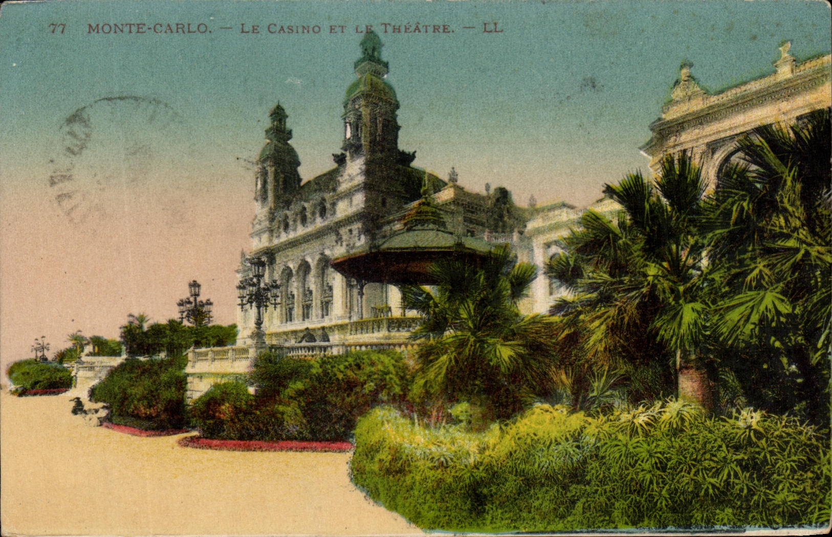 CPA Monaco Carlo Le Casimo Et Le Theatre