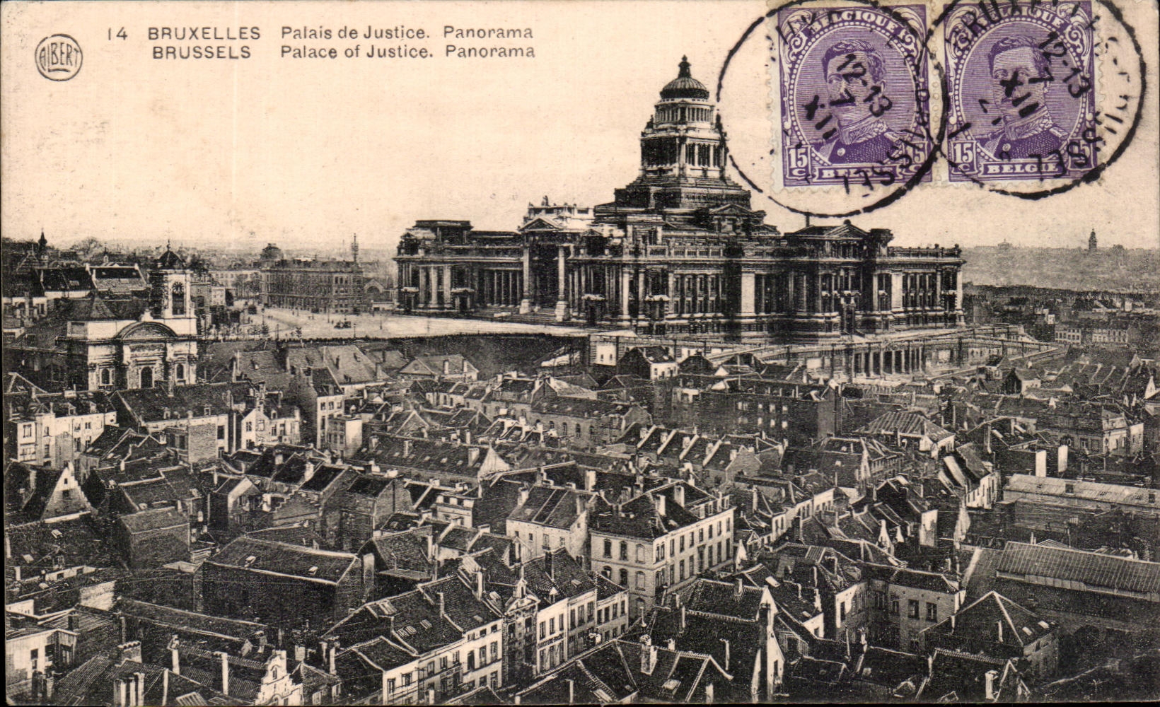 CPA Bruxelles Palais De Justice Panorama 