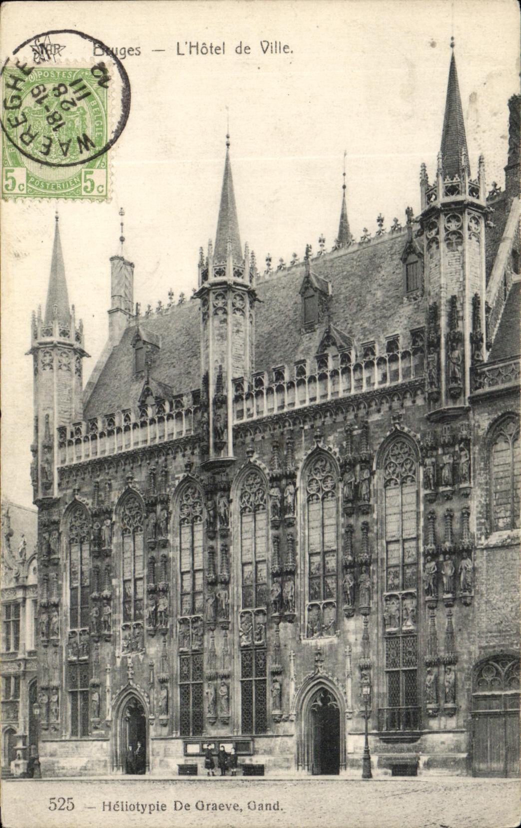 CPA Bruges L'Hotel De Ville