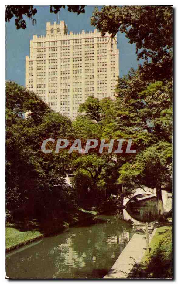 CPSM The Nix Hospital Building On The San Antonio River Texas