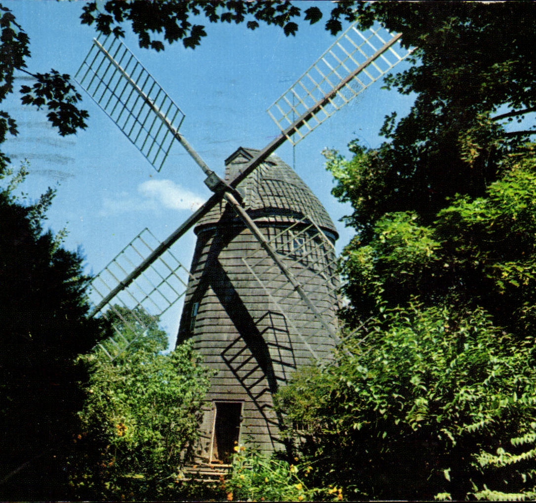 CPA Historic Long Island Home Sweet Home Windmill Was Built On Mill Hill East Hampton Long Island