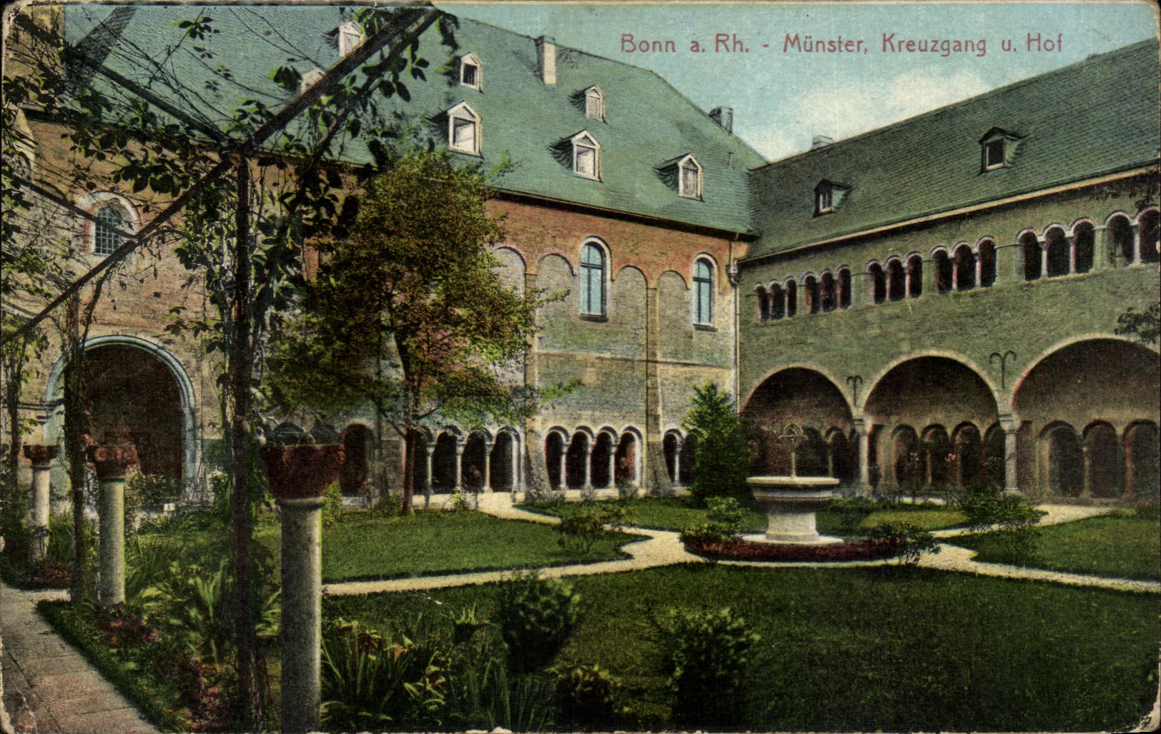 CPA Bonn Munster Kreuzgang