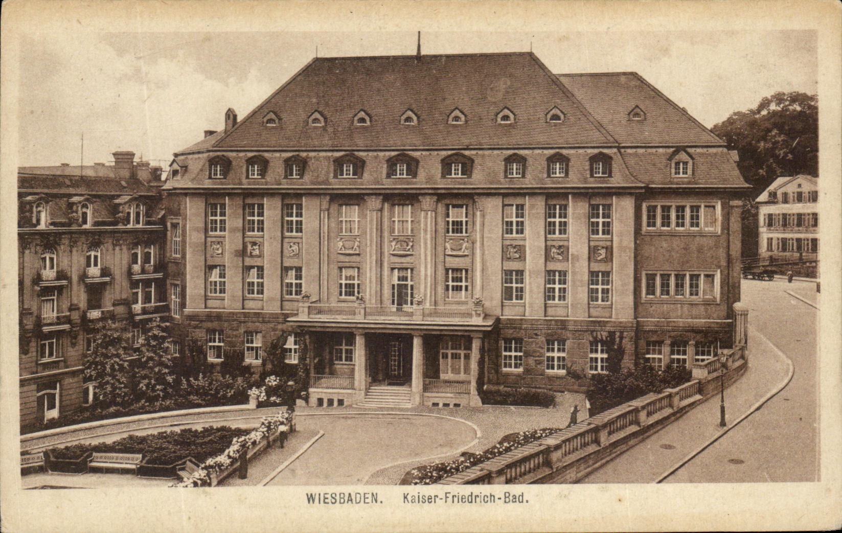 CPA Wiesbaden Kaiser Friedrich Bad