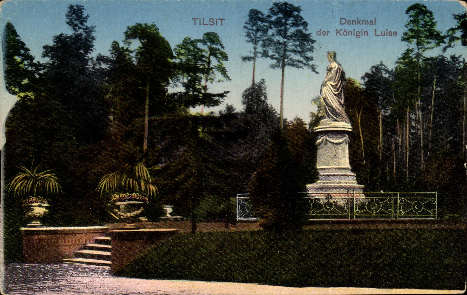 CPA Tilsit Denkmal Der Konigin Luise Russie
