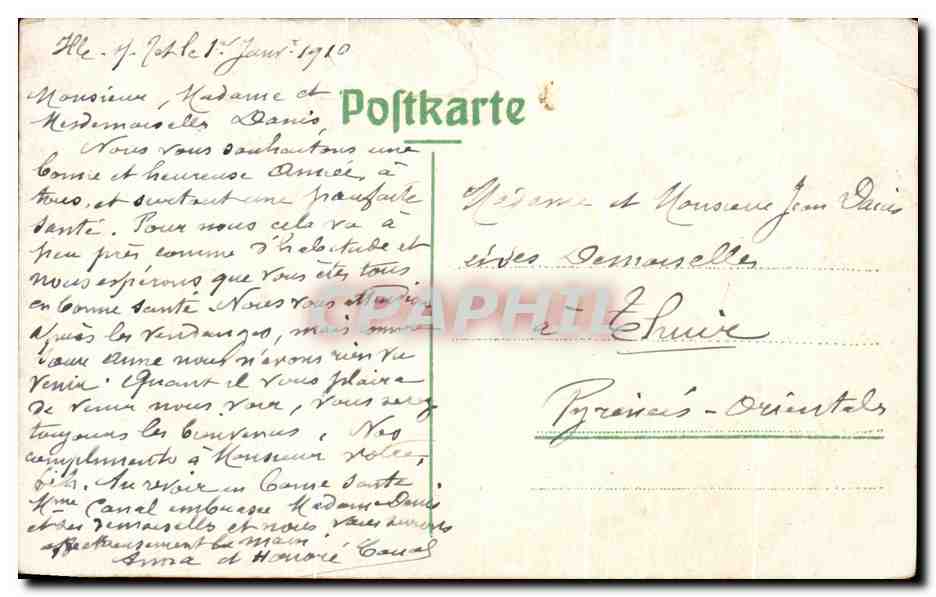 CPA Koln Rhein Dom Vom Rathaus Gesehen — Rückseite