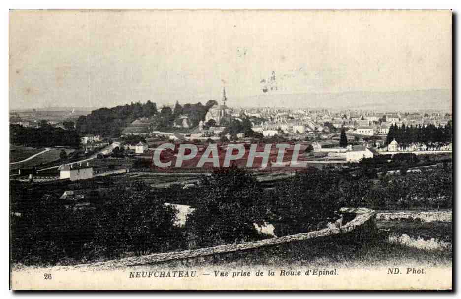 CPA Neufchateau Vue Prise de la Route d'Epinal