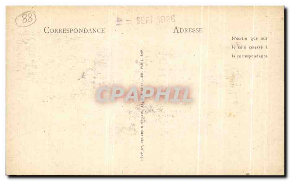Dommémy - Dessus de la Porte de la Maison de Jeanne d'Arc — LL. — Reverso