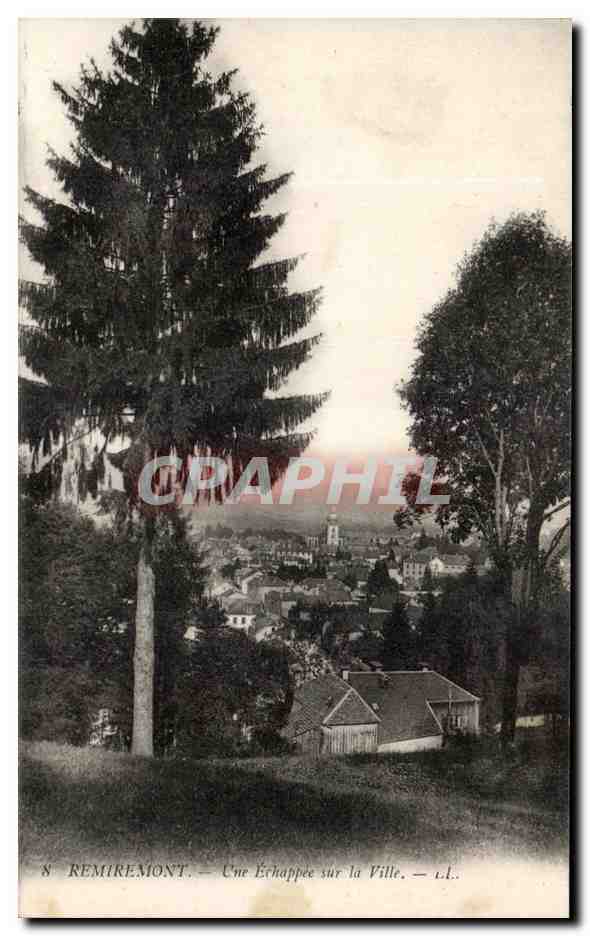 CPA Remiremont Vue Echappee sur la Ville
