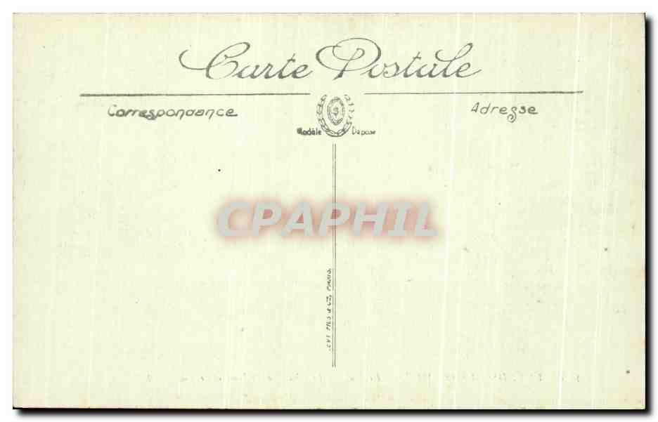CPA De Gerardmer Le Rudlin la Chapelle St Jean et le Lac — Rückseite