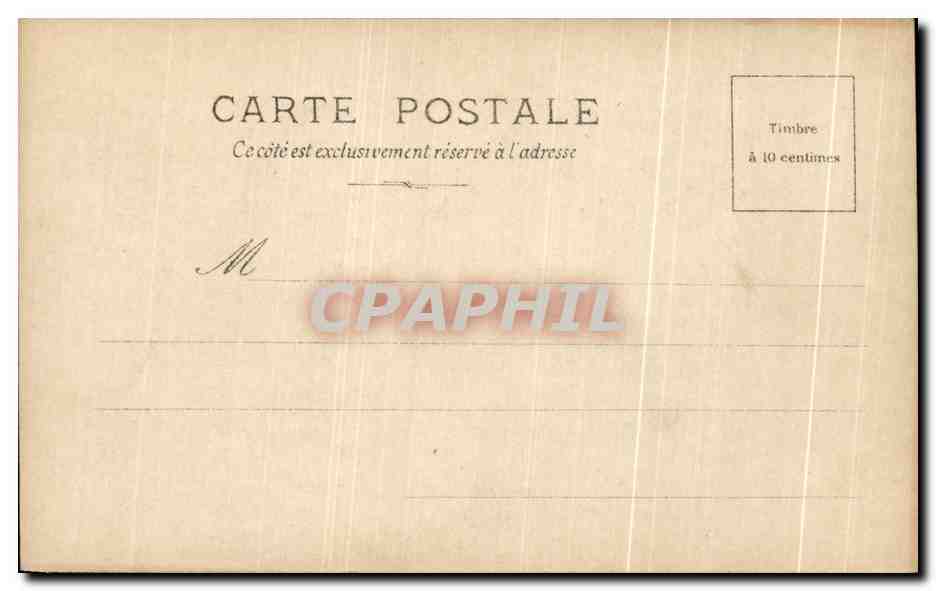 CPA Tapissier Surprise Femme nue erotique — Verso