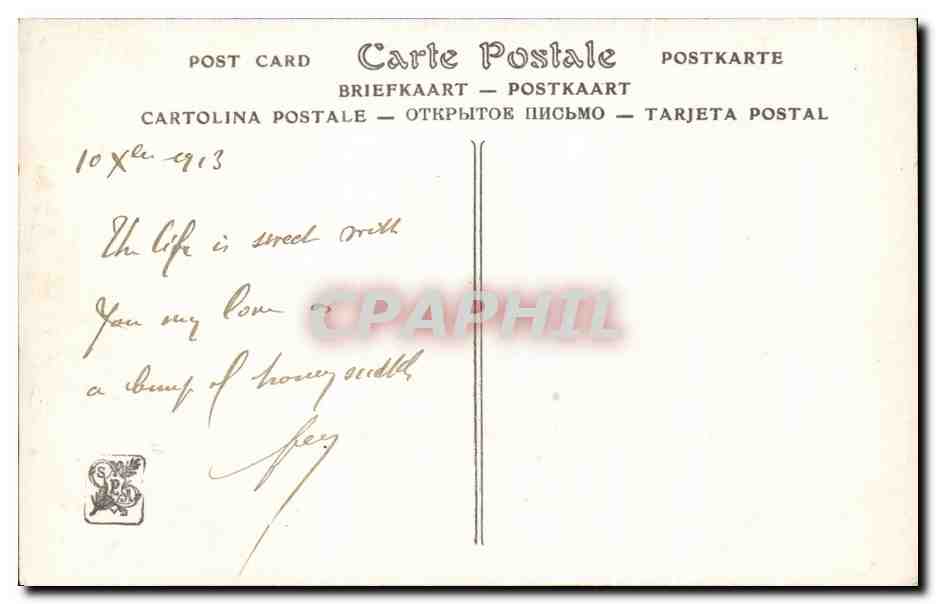 CPA Salon d'hiver de 1913 Penot femme nue erotique — Rückseite