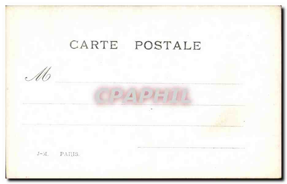 Femme en maillot de bain — pose sur planche — J-M. Paris — Rückseite