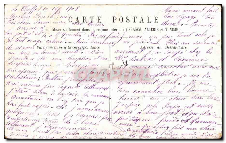 CPA Fantaisie Femme Le travail  — Rückseite