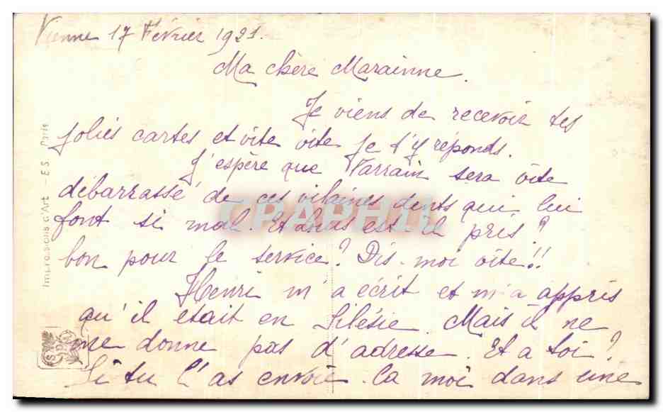 CPA Fantaisie Femme Maroniez Retour des moulieres — Verso