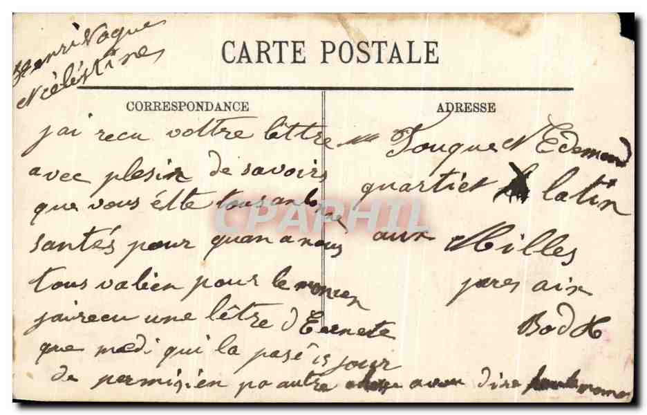 En Provence — La Farandole (par Valère Bernard) — LL. — Verso