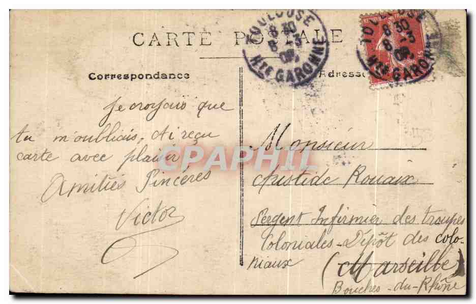 CPA Fantaisie Femme Muguet printemps — Verso