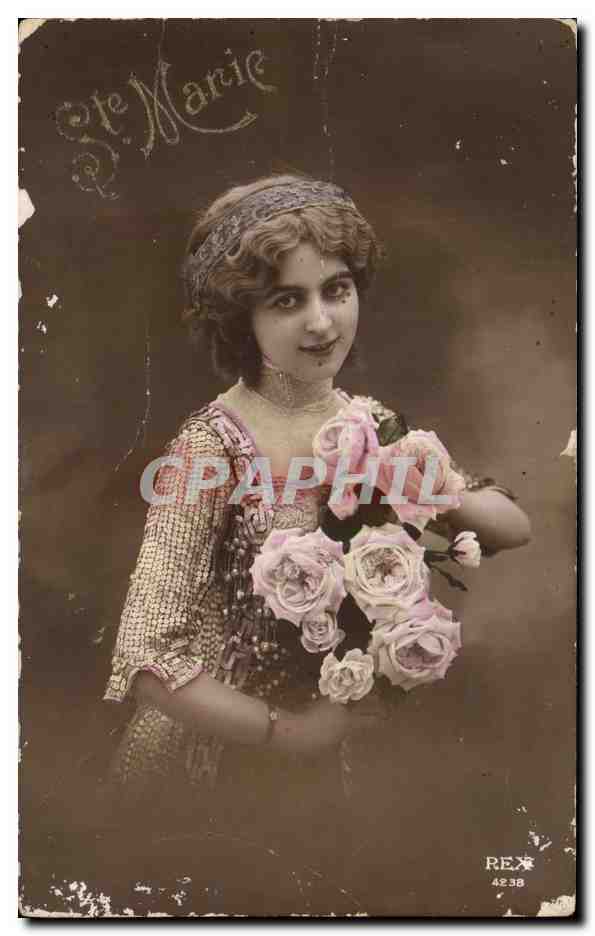 CPA Fantaisie Femme Ste Marie