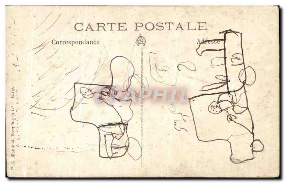 CARTE PHOTO Femme Foklore Costume — Rückseite