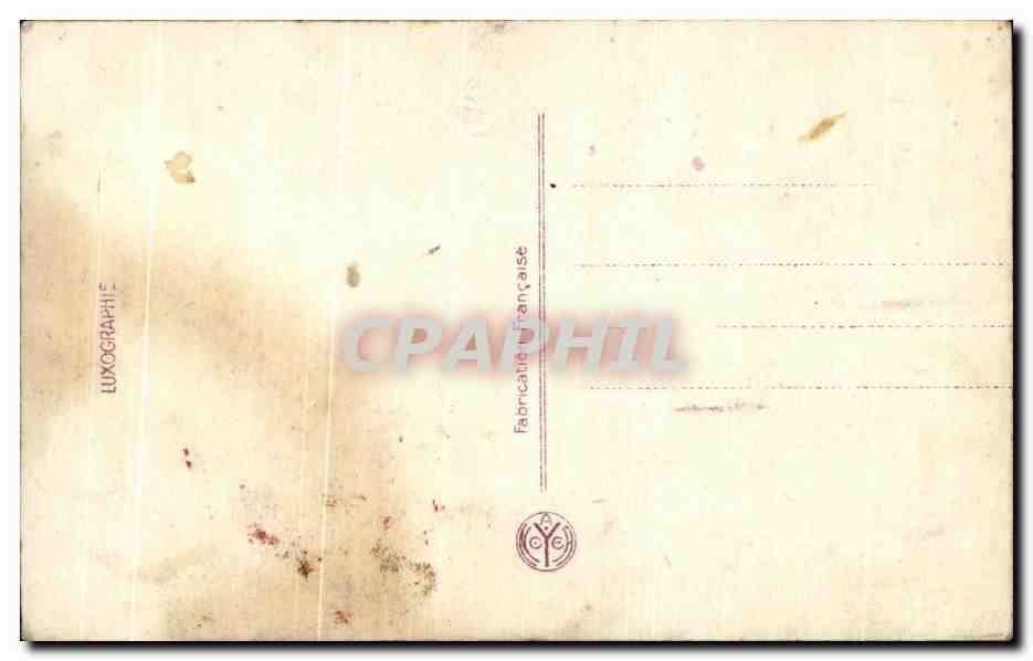 CPA Fantaisie Femme Chagrin d'amour  — Verso