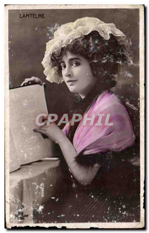 CPA Fantaisie Femme Lantelme