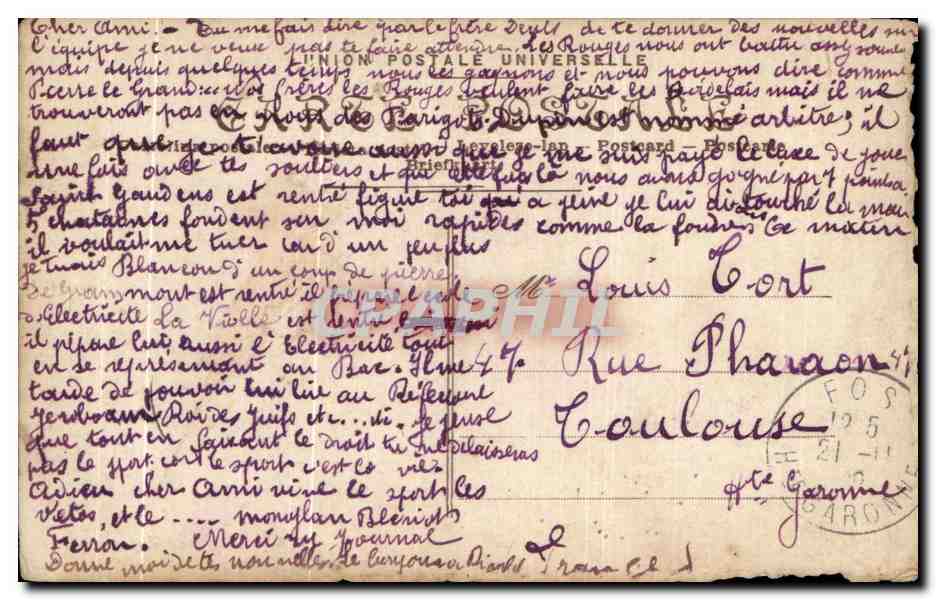 CPA Fantaisie Femme Lantelme — Back