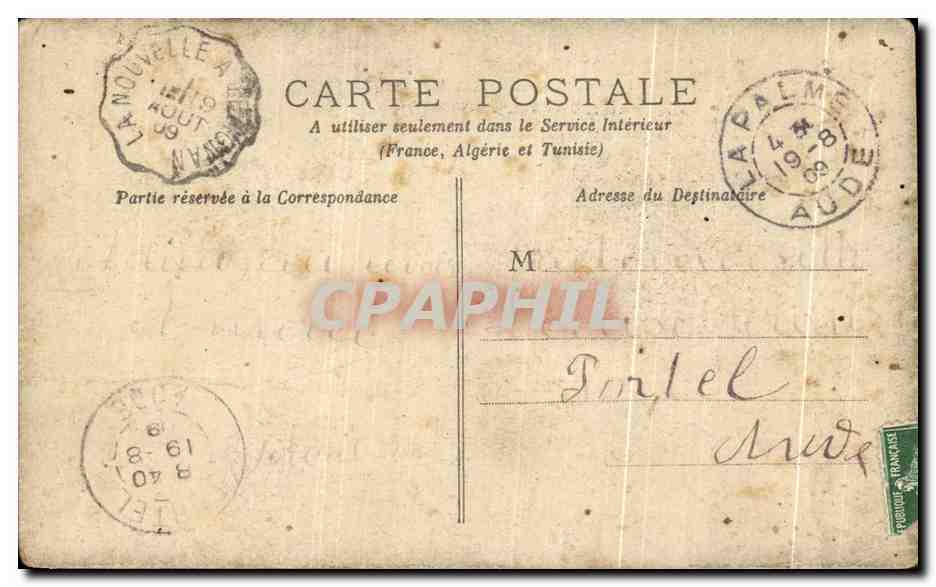 CPA Fantaisie Femme Piano Chien — Rückseite