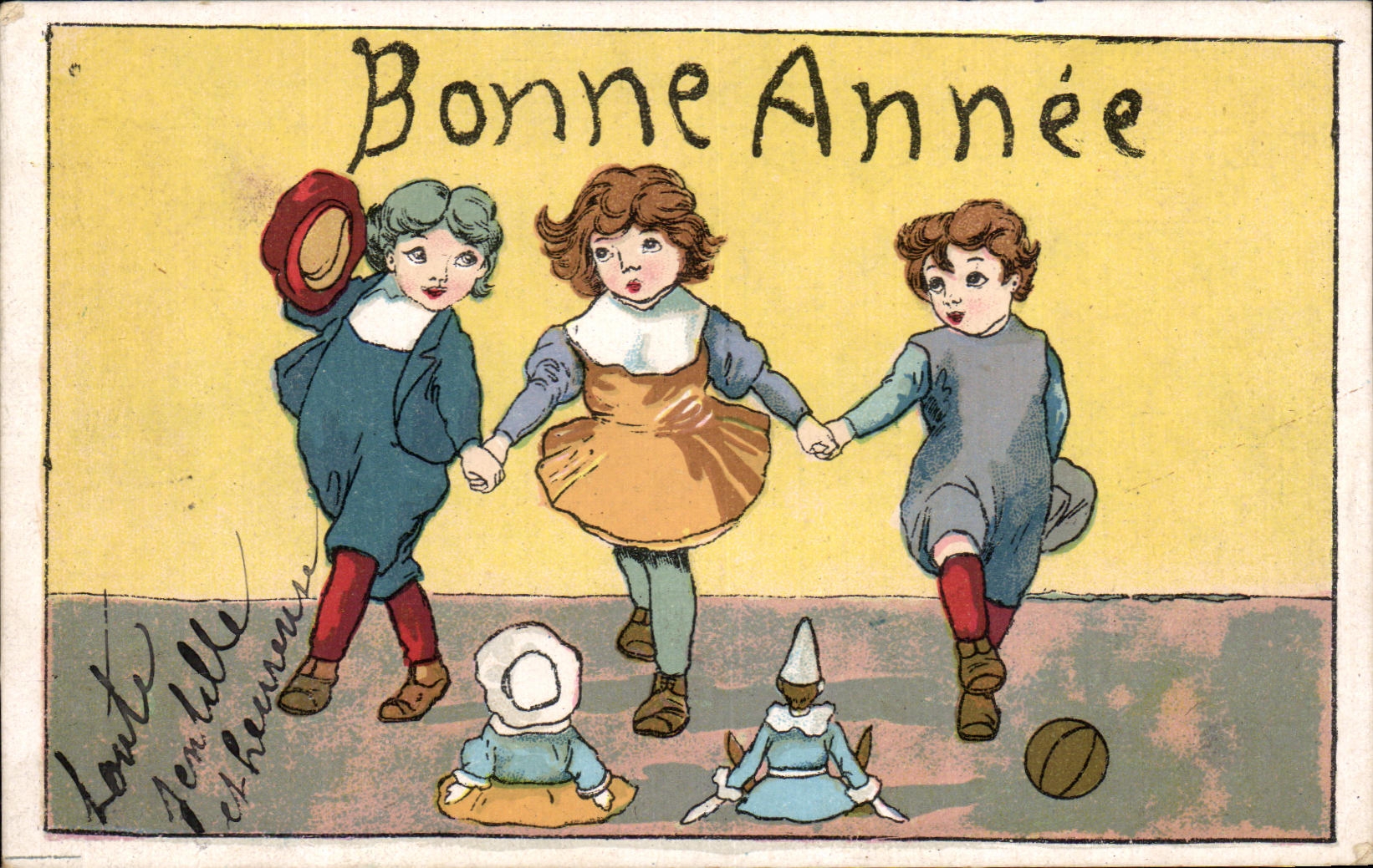 CPA Fantaisie Enfants Marionnettes